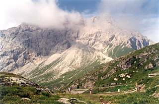 Karnské Alpy - na hranici s Itálií