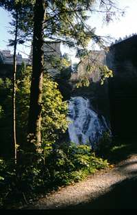 vodopád v Badgastein