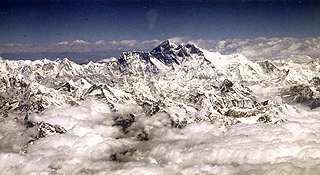 Mount Everest z letadla