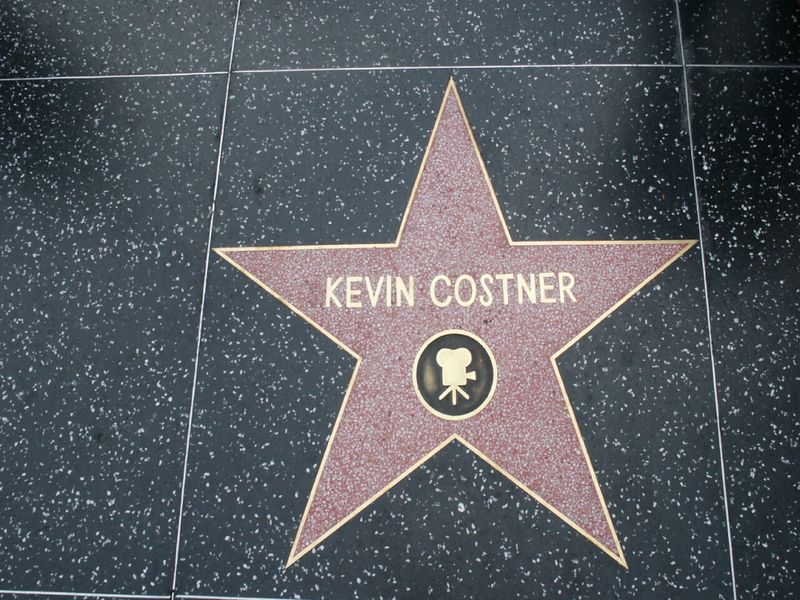 USA, Hollywood, chodník slávy na Hollywood bulváru