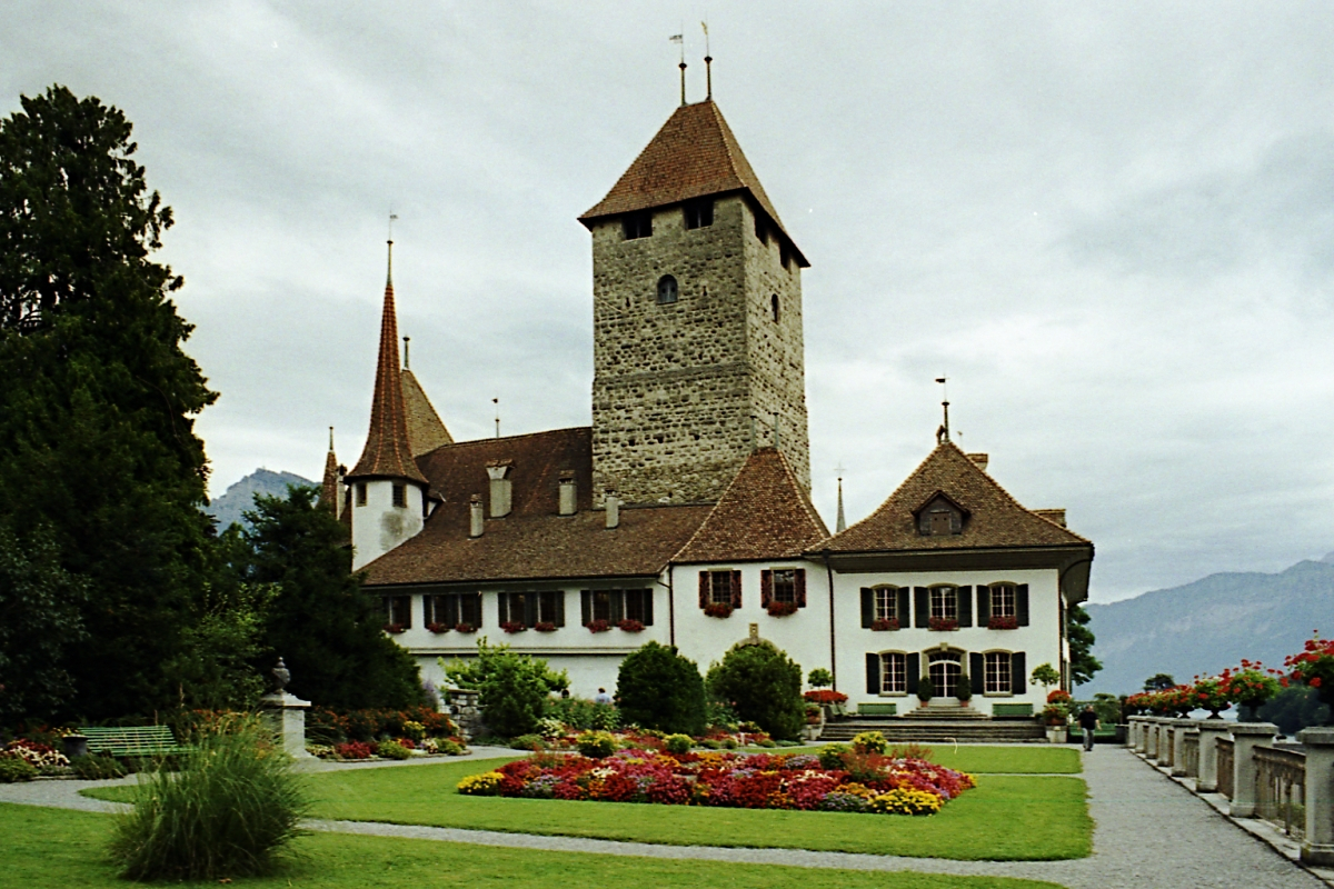 Nedělní odpoledne v lázeňském středisku Spiez