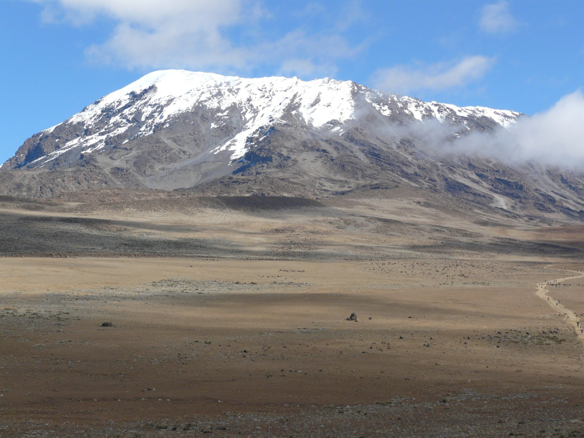 Kilimanjaro - pohled z pětitisícovky