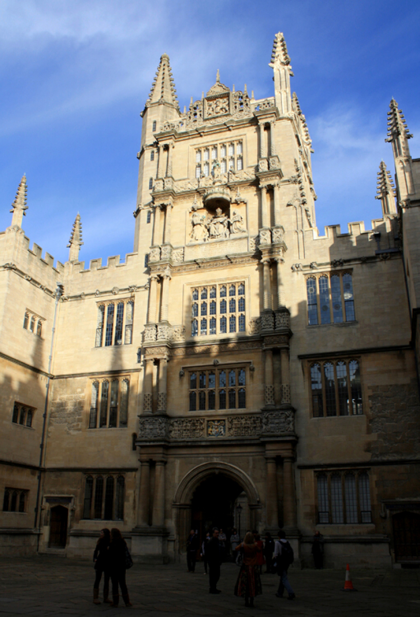 Na kole přes Oxford